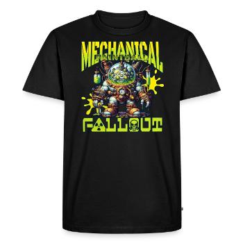 Retombées mécaniques de paintball, robot slime - T-shirt Premium bio Homme - noir - Devant - Nico (187cm)