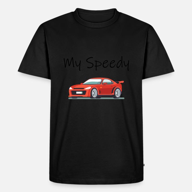 speddy car - Männer Premium Bio T-Shirt - undefined