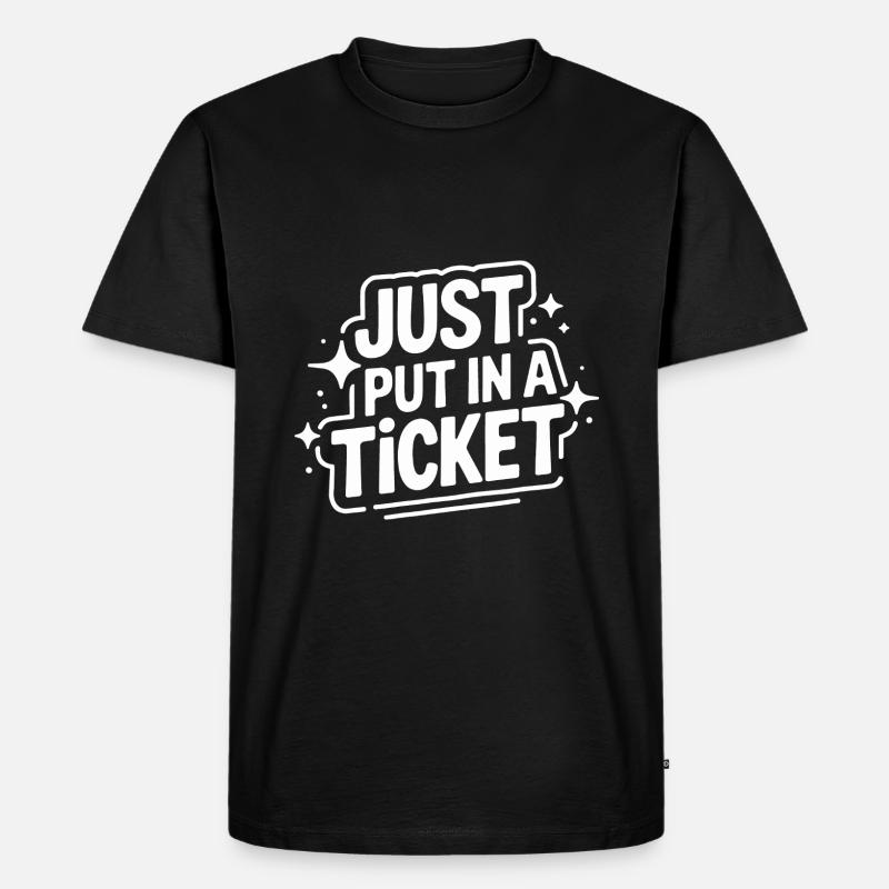 Technischer Support Computerfreak Nerd - Männer Premium Bio T-Shirt - Schwarz