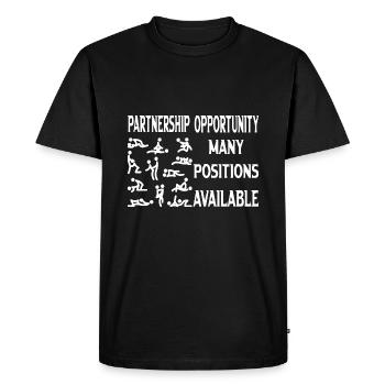 conception coquine unique enterrement de vie de garçon et de jeune fille - T-shirt Premium bio Homme - noir - Devant - Nico (187cm)