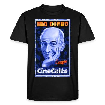 ma biche l'orangerie cinéculte louis de funes - T-shirt Premium bio Homme - noir - Devant - Nico (187cm)