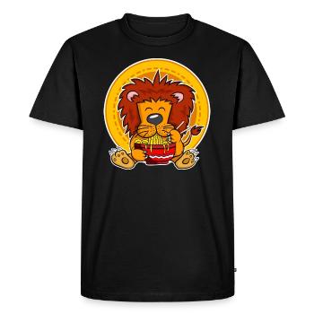 Ramen Life Motive Lions Chemise Motiv Ramen Nouilles - T-shirt Premium bio Homme - noir - Devant - Nico (187cm)