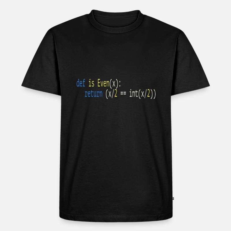 Programmer Humor - Männer Premium Bio T-Shirt - Schwarz