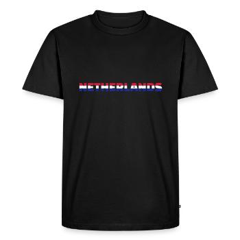 Netherlands - Men's Premium Organic T-Shirt - black - Front - Nico (187cm)