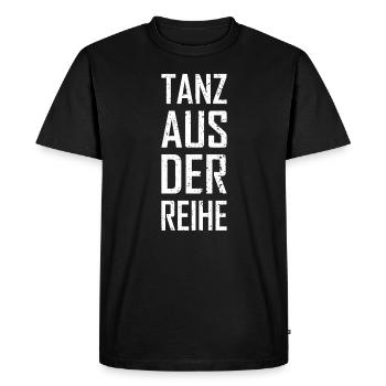 Dance out of line - Men's Premium Organic T-Shirt - black - Front - Nico (187cm)
