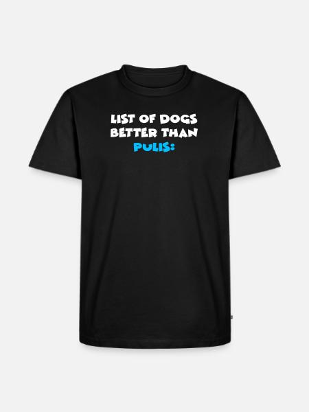 Puli - Men's Premium Organic T-Shirt - black