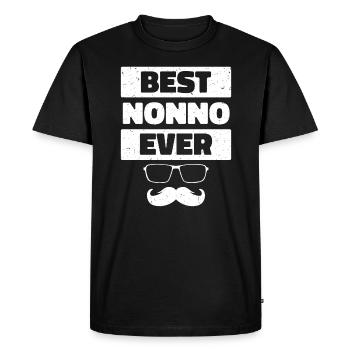Meilleur Nonno Jamais - T-shirt Premium bio Homme - noir - Devant - Nico (187cm)