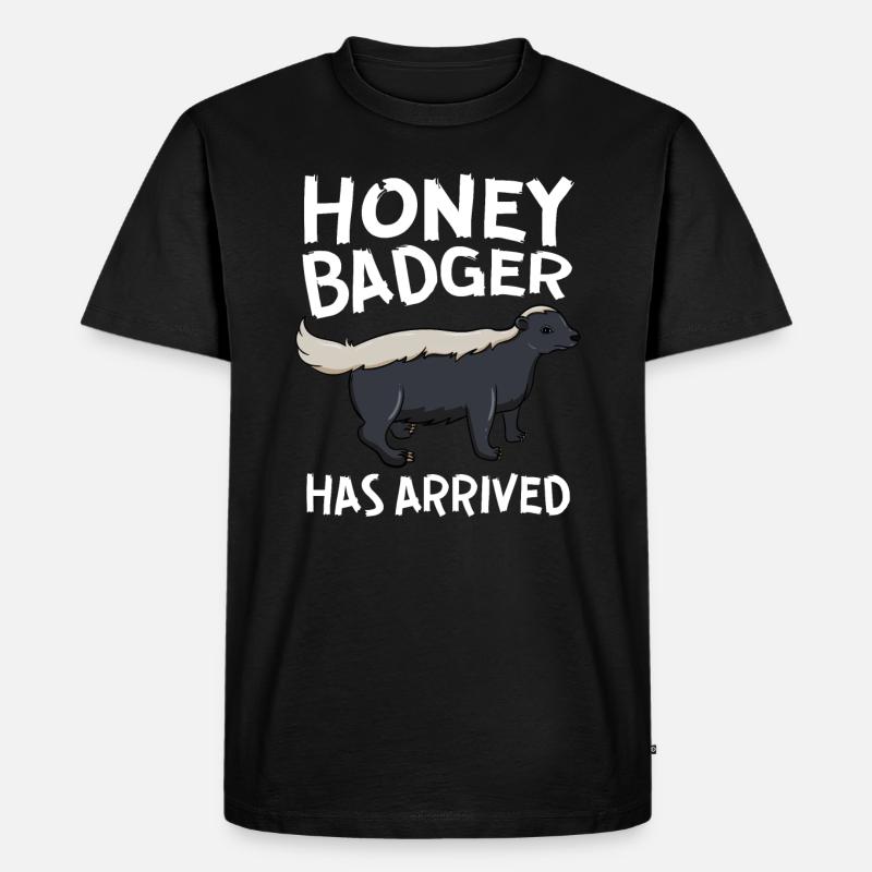 Honey Badger Has Arrived - Männer Premium Bio T-Shirt - Schwarz