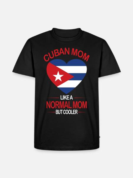 Kuba Flagge - Männer Premium Bio T-Shirt - Schwarz