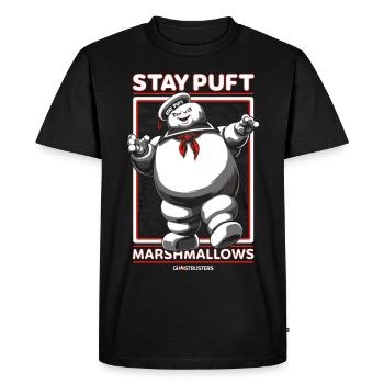 S.O.S. Fantômes Stay Puft Marshmallow - T-shirt Premium bio Homme - noir - Devant - Nico (187cm)