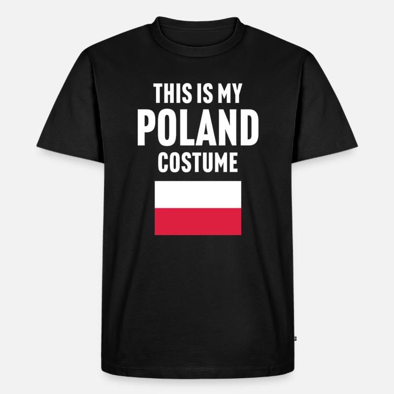 C’est mon costume de Pologne - T-shirt Premium bio Homme - noir