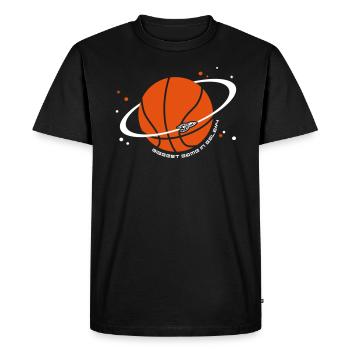 Planet Sport Basketball - Men's Premium Organic T-Shirt - black - Front - Nico (187cm)