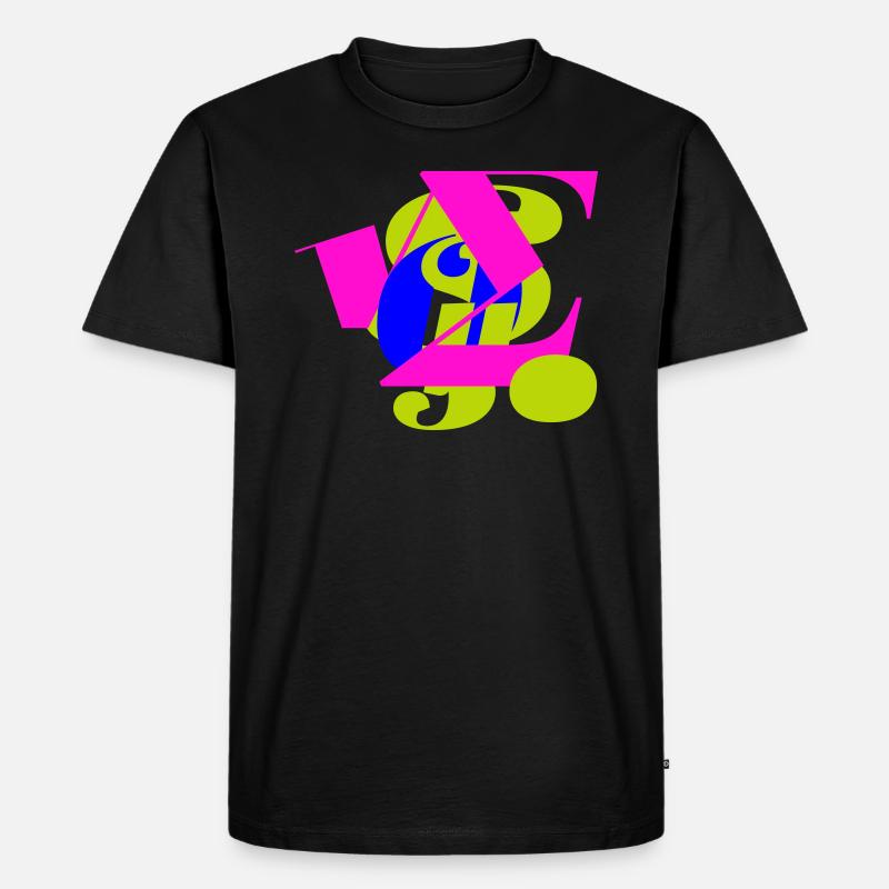 fancy - Männer Premium Bio T-Shirt - Schwarz