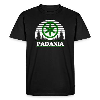 Padanie - T-shirt Premium bio Homme - noir - Devant - Nico (187cm)