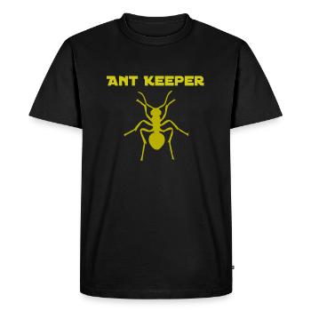 Ant keeper, ant holder, terrarium, ant - Men's Premium Organic T-Shirt - black - Front - Nico (187cm)