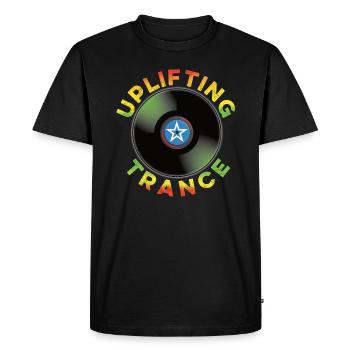 Uplifting Trance - music - Men's Premium Organic T-Shirt - black - Front - Nico (187cm)