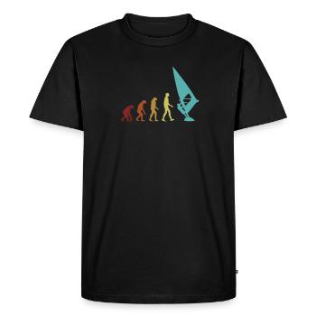 Évolution Du Windsurf Windsurf Surfers Sports - T-shirt Premium bio Homme - noir - Devant - Nico (187cm)