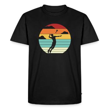 Professional Indiaca Game Peteca Players Peteca - Men's Premium Organic T-Shirt - black - Front - Nico (187cm)