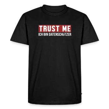 Crois-Moi, Je Suis Un Tuteur De Données Tuteur De - T-shirt Premium bio Homme - noir - Devant - Nico (187cm)