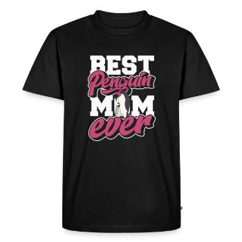 Best Penguin Mom Ever Pingouin empereur Oiseau de - T-shirt Premium bio Homme - noir - Devant - Nico (187cm)