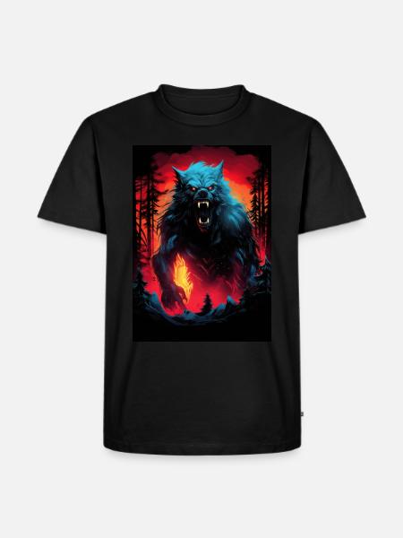 Werewolf Werwolf - Men's Premium Organic T-Shirt - black