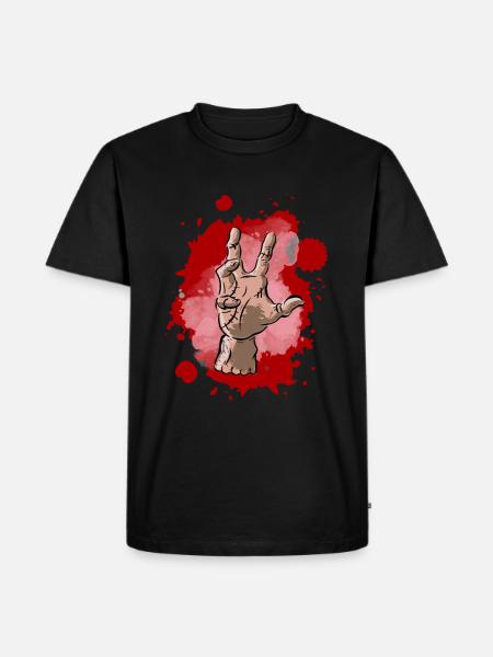Hand, The Hand, Thing - Men's Premium Organic T-Shirt - black