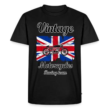 uk motorcycles racing - T-shirt Premium bio Homme - noir - Devant - Nico (187cm)