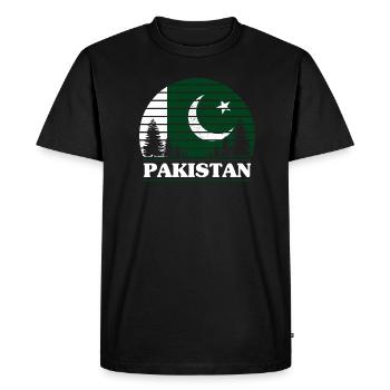 Pakistan - T-shirt Premium bio Homme - noir - Devant - Nico (187cm)