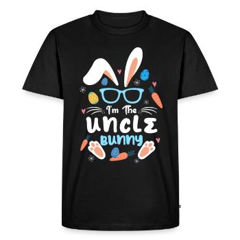 At The Uncle Rabbit Easter Rabbit Ear Sunglass - Men's Premium Organic T-Shirt - black - Front - Nico (187cm)