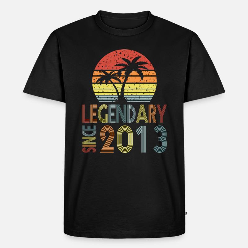 Legendary since 2013 - Männer Premium Bio T-Shirt - Schwarz