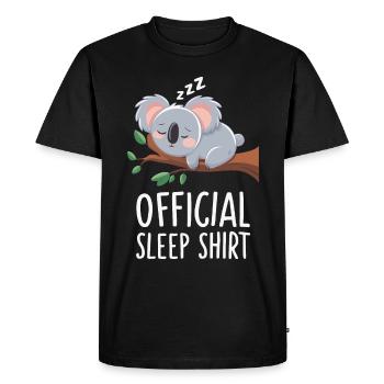 Koala Koala Koala Ours Koala Animal - T-shirt Premium bio Homme - noir - Devant - Nico (187cm)