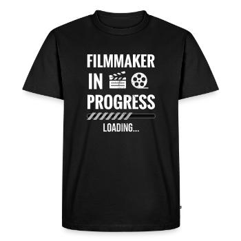 Filmmaker student film director film school - Men's Premium Organic T-Shirt - black - Front - Nico (187cm)