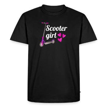 Roller Cadeaux Pour les filles Scooter Scooter - T-shirt Premium bio Homme - noir - Devant - Nico (187cm)