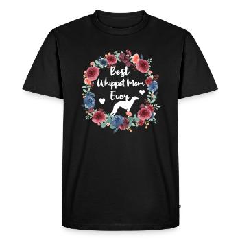 Whippet Mama Whippet Propriétaire du chien Whippet Mom - T-shirt Premium bio Homme - noir - Devant - Nico (187cm)