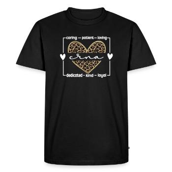CRNA Anesthesia Nurse Anesthesia Nurse Anesthesia - Men's Premium Organic T-Shirt - black - Front - Nico (187cm)