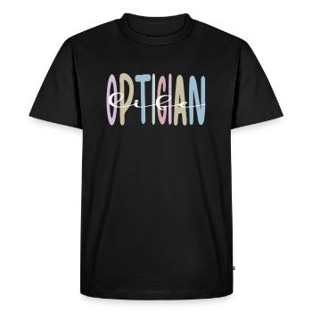 Cadeaux Opticiens Opticiens Optométriste - T-shirt Premium bio Homme - noir - Devant - Nico (187cm)