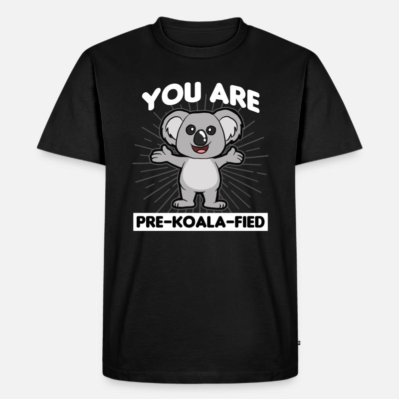Koala Eucalyptus Australia - Men's Premium Organic T-Shirt - black