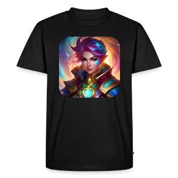 Cool Fantasy Femme - T-shirt Premium bio Homme - noir - Devant - Nico (187cm)