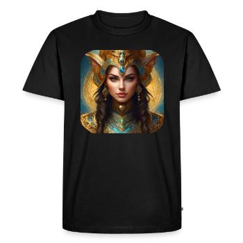Fière femme fantastique - T-shirt Premium bio Homme - noir - Devant - Nico (187cm)