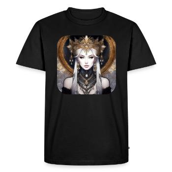 Femme fantastique mystique - T-shirt Premium bio Homme - noir - Devant - Nico (187cm)