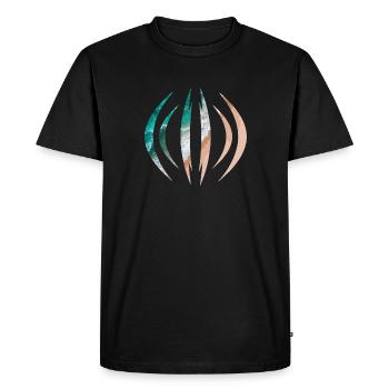 mer - T-shirt Premium bio Homme - noir - Devant - Nico (187cm)