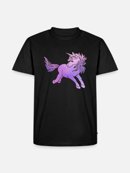 unicorn - Men's Premium Organic T-Shirt - black