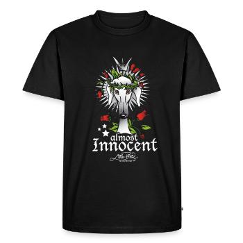 almost_innocent_negativ - Men's Premium Organic T-Shirt - black - Front - Nico (187cm)