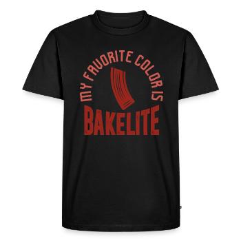 My favorite color is bakelite AK47 rifle - Men's Premium Organic T-Shirt - black - Front - Nico (187cm)
