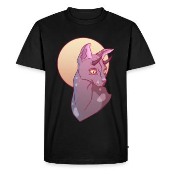 little devil - Men's Premium Organic T-Shirt - black - Front - Nico (187cm)