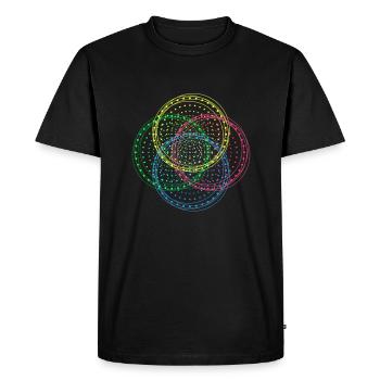 IKIGAI, Tai Chi, meaning of life - Men's Premium Organic T-Shirt - black - Front - Nico (187cm)