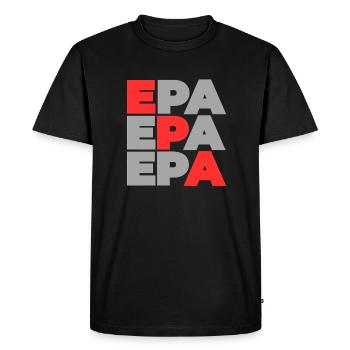 EPA EPA EPA - T-shirt Premium bio Homme - noir - Devant - Nico (187cm)