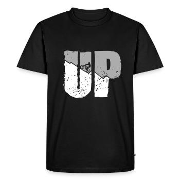 Mountainbike - Männer Premium Bio T-Shirt - Schwarz - Vorne - Nico (187cm)