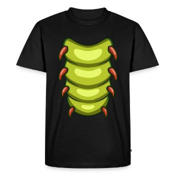 Chenille - T-shirt Premium bio Homme - noir - Devant - Nico (187cm)