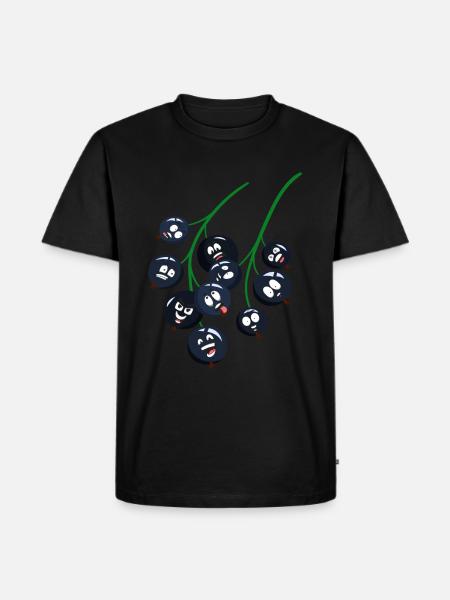 Currants - Men's Premium Organic T-Shirt - black